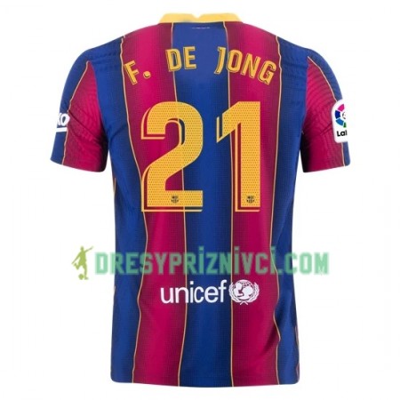 Fotbalový Dres FC Barcelona Frenkie de Jong 21 Domácí 2020-2021